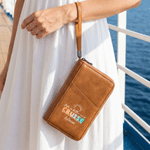 Personalized Life Is Better On A Cruise Portable PU Leather Passport Holder Wallet with Name Travel Essential Birthday Gift for Friend