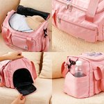 Sac de week-end imperméable avec bandoulière Accessoires de voyage Cadeau d'anniversaire pour les femmes et les filles