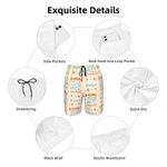 Personalisierte Wenn Crabby bitte zurück zum Strand schnell trocknen Badehose mit Namen Strand Party Sommer Urlaub Geburtstag Geschenk für Männer