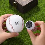 Personalised Baseball Theme Stamp Wooden Storage Box Set with Name Baseball Course Accessory Birthday Gift for Baseball Players Lovers