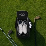Personalized Embroidered Multi-Compartment Canvas Golf Shoe Bag with Text Sports Accessories Golf Club Father's Day Gift for Golf Lover