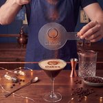 Molde acrílico personalizado para café con leche con iniciales, nombre y fecha Accesorio para bar de café Regalo de inauguración para amantes del café