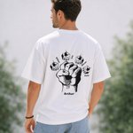 Personalized Papa Fist Bump Multicolour Soft T-shirt Sweatshirt Hoodie with Names Daily Wear Father's Day Gift for Father