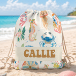 Sac à dos de plage avec nom Cadeau d'anniversaire pour fille Garçon Adulte