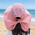 Personalised Cute Cartoon Pattern Breathable Large Brim Kids Sun Hat with Embroidered Name Summer Beach Vacation Gift for Boys Girls