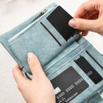 Spersonalizowany portfel z długim ogonem Leopard Matthew Tri-Fold PU Leather z imieniem Prezent urodzinowy dla kobiet Dziewczyny | Callie × Marsupilami®