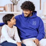 Personalized Papa Fist Bump Multicolour Soft T-shirt Sweatshirt Hoodie with Names Daily Wear Father's Day Gift for Father