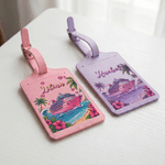 Personalised Girls Gone Cruising Tote Bag Luggage Tag Set with Year and Name Travel Essential Daily Use Birthday Gift for Besties Women