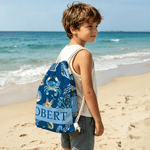 Sac à dos de plage avec nom Cadeau d'anniversaire pour fille Garçon Adulte