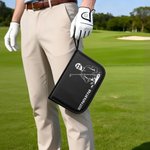 Personalized Best Papa By Par Photo Golf  Storage Box and Tools Set with Title Father's Day Birthday Game Day Gift for Golf Lover Father