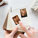 Personalisierte Briefmarken-Sticker mit Foto und Text | 40er Set Aufkleber | Geburtstag Erinnerung Geschenk für Familie Freunde