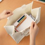 Personlig blomst fargestift sløyfe stor kapasitet lerret Tote Bag med tekst Lærerens dag Appreciation Week Gave til lærere