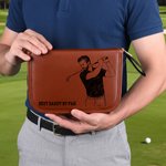 Personalized Best Papa By Par Photo Golf  Storage Box and Tools Set with Title Father's Day Birthday Game Day Gift for Golf Lover Father