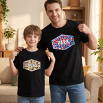 Personalized Camouflage Pattern Kid Aldult T-shirt Sweatshirt with Name Daily Wear Father's Day Birthday Gift for Father Grandfather Kid