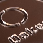 Molde acrílico personalizado para café con leche con iniciales, nombre y fecha Accesorio para bar de café Regalo de inauguración para amantes del café