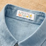 Gepersonaliseerde 100% katoenen aquarel bloemen naai-etiketten met naam 50-100 stuks verjaardagscadeau voor breiliefhebbers