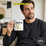 Personalised Long-Tailed Leopard Marsupilami Papa 11 oz 15 oz Ceramic Mug with Names Father's Day Birthday Gift for Dad Kid | Callie × Marsupilami®