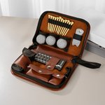 Personalized Best Papa By Par Photo Golf  Storage Box and Tools Set with Title Father's Day Birthday Game Day Gift for Golf Lover Father