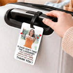 Personalised Please Don't Take The Luggage Photo Anti-Loss Lightweight Luggage Tag Daily Use Birthday Gift for Friend Family