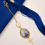 Personalised Photo Saint Mary Cross Medal Graduation Cap Tassel Ornament Class of 2026 Graduation Gift for Graduates