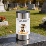 Personalized Your Light Will Always Shine Pet Photo Solar Garden Light with Name Garden Decor Memorial Sympathy Gift for Pet Owners