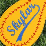 Personalised Baseball Softball PU Leather Charm Keychain with Name Daily Training Use Birthday Sports Gift for Baseball Softball Lover Kid