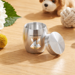 Personalised Angel Wings Photo Design Mini Pet Urn with Name Pet Memorial Keepsake Gift for Pet Owner