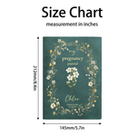 Personalised Birth Flower Pregnancy Journal Notebook with Name Baby Shower Pregnancy Gift for Pregnant Women Mom to Be