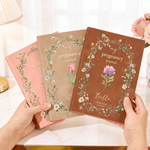 Personalised Birth Flower Pregnancy Journal Notebook with Name Baby Shower Pregnancy Gift for Pregnant Women Mom to Be