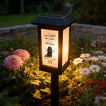 Personalized Your Light Will Always Shine Pet Photo Solar Garden Light with Name and Date Garden Decor Memorial Sympathy Gift for Pet Owners