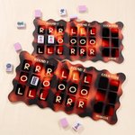 Personalized Leopard Print Charleston Mahjong Practice Board with Name Mahjong Line Reader Score Counter and Pen Birthday Gift for Mahjong Lovers