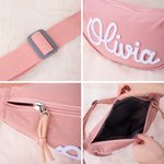 Personalised Multicolor Flower Lollipop Matching Parent-Child Crossbody Bag Set with Name Daily Use Shopping Birthday Gift for Kid Family