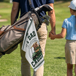 Personalised From Your Favorite Caddy Golf Cart Photos Quick Dry Golf Towel with Title Daily Use Father's Day Birthday Gift for Father Golf Lover