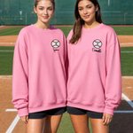 Personalised Embroidered Baseball Side Bow T-shirt Sweatshirt Hoodie with Name and Number Game Day Gift for Mom Baseball Player