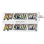Gepersonaliseerde Waterdichte Carbon Fiber Watercraft Registration Number Stickers met Boat Numbers en Letters Set van 2 Dagelijks Gebruik Gift voor Jet Ski Lover