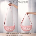 Personalised Multicolor Flower Lollipop Matching Parent-Child Crossbody Bag Set with Name Daily Use Shopping Birthday Gift for Kid Family