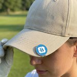 Personalized Dot Golf Ball Marker Magnetic Hat Clip with Name and Initial Daily Use Birthday Anniversary Gift for Girl Golf Lover
