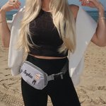 Personalisierte Cartoon Sport Mädchen Gürteltasche mit Namen Wasserdichte Verstellbare Hüfttasche Workout Laufen Geburtstag Geschenk für Damen