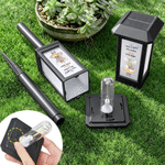 Personalized Your Light Will Always Shine Pet Photo Solar Garden Light with Name and Date Garden Decor Memorial Sympathy Gift for Pet Owners