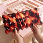 Personalized Leopard Print Charleston Mahjong Practice Board with Name Mahjong Line Reader Score Counter and Pen Birthday Gift for Mahjong Lovers