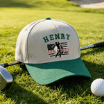 Personalized American Flag Soccer Golf Basketball Dad 100% Cotton Baseball Cap with Name Father's Day Game Day Birthday Gift for Dad Sports Lover