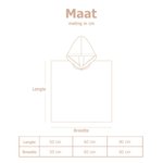 Gepersonaliseerde sneldrogende strandhanddoek met capuchon in graffiti print regenboog kleurverloop en naam verjaardagscadeau voor kinderen