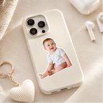 Etiquettes photo autocollantes imperméables personnalisées Décoration cadeau Fête d'anniversaire Favors pour la famille Amis