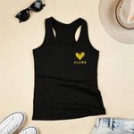 Personalized Multicolor Baseball Softball 100% Cotton Cozy Tank Top with Name and Number Game Day Birthday Gift for Baseball Softball Lover