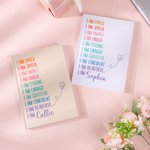 Personalized Affirmations Butterfly A5 Journal Notebook with Name and Text Daily Use Birthday Gift for Women Girls