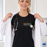 Personalised LPN Multi-Colour Embroidered T-shirt Sweatshirt Hoodie with Name and Title Daily Wear Nurses Day Birthday Gift for Nurse Doctor Friend