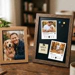 Personalized Music Player Photo Song Cover Fridge Magnet with Song Title and Artist Name Home Decor Birthday Wedding Gift for Couple Family Friends