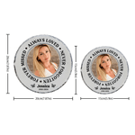 Personalized Photo Garden Memorial Stone with Name and Year Sympathy Bereavement Gift for Family Friends