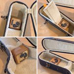 Personalized Classical Guitar Pattern PU Leather Guitar Pick Storage Box with Zipper and Name Music Accessories Birthday Gift for Guitar Player