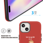 Personalised Photo Phone Case for iPhone or Samsung with Text Daily Use Birthday Gift for Family Friend